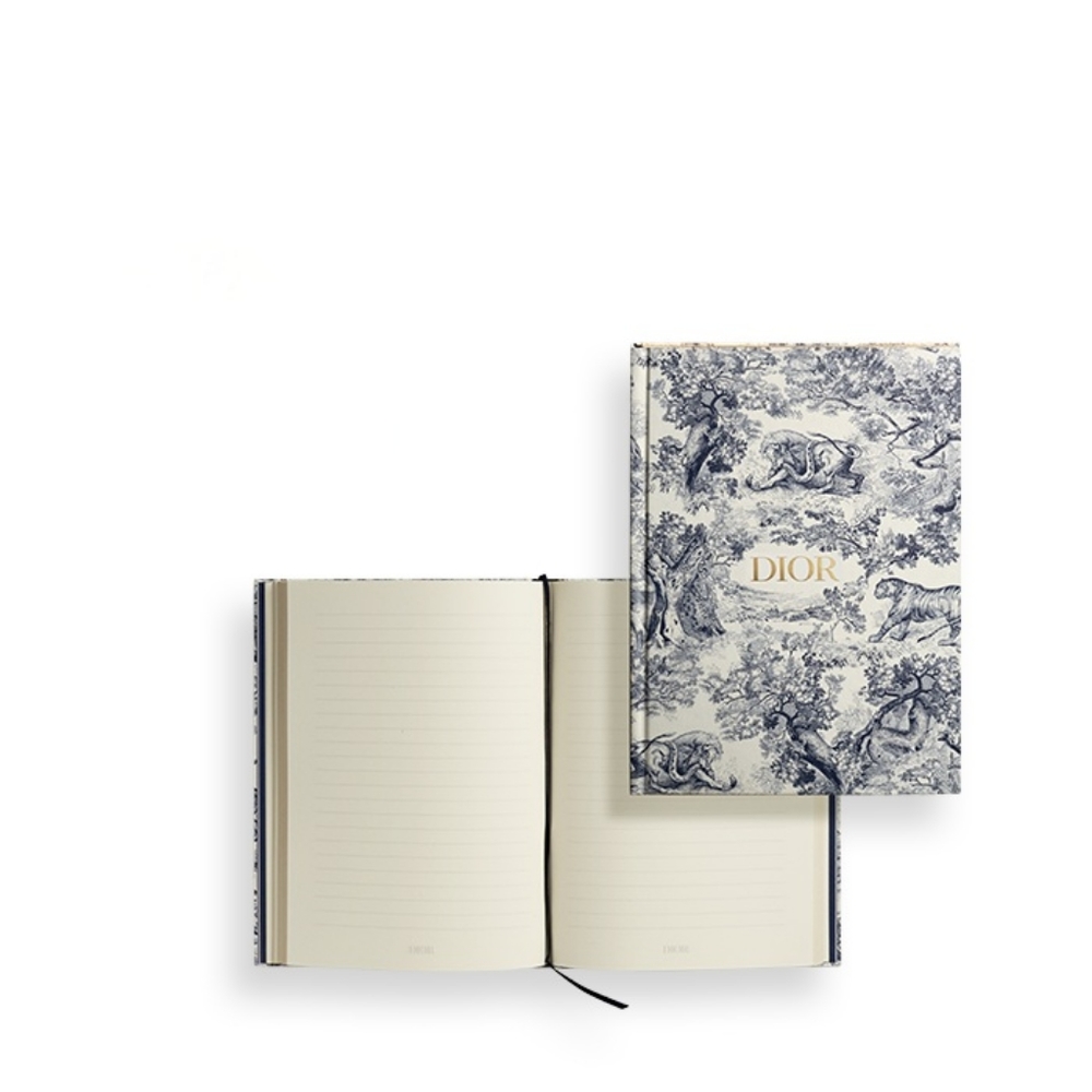 NWT Authentic Dior Blue Toile De Jouy Notebook